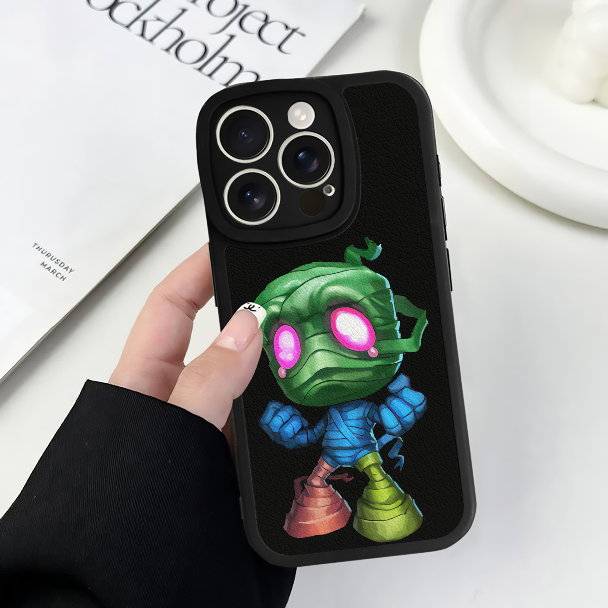 リーグ・オブ・レジェンド League of Legends LOL 【iPhone 16シリーズ対応】シリコンスマホケース（レザー調） 材質：シリコン